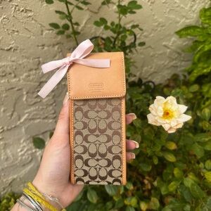 (SOLD) Y2K Coach Monogramed Sunglasses Holder